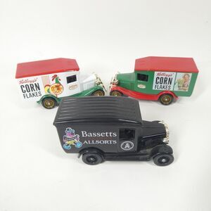 Corn Flakes & Bassetts Allsorts Toy Model Trucks Diecast Vintage Lledo England